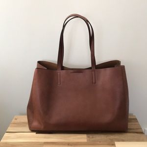 Banana Republic Brown Leather Tote Bag